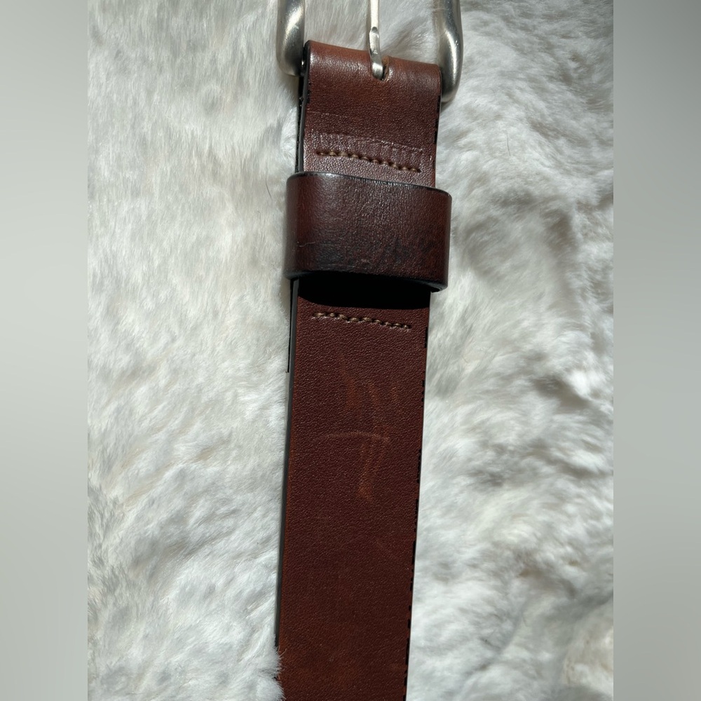 Brown Leather Women’s Belt
